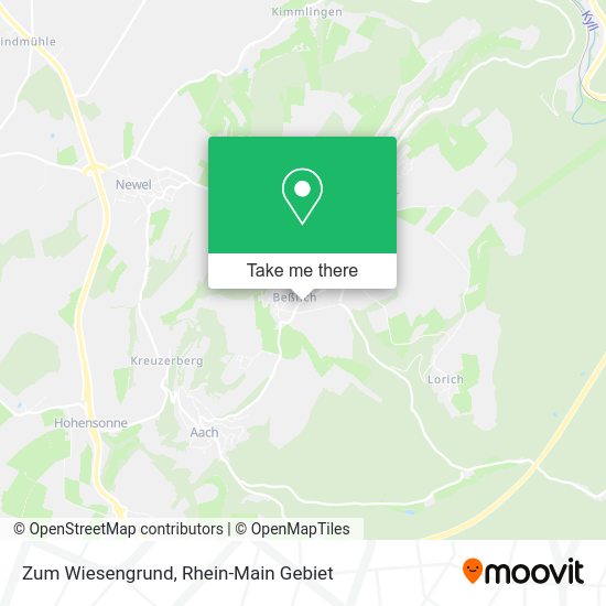 Карта Zum Wiesengrund