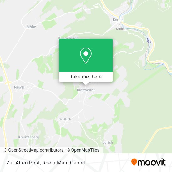 Карта Zur Alten Post