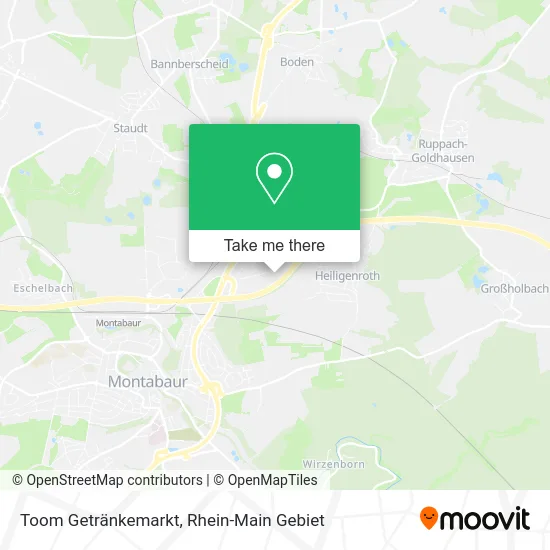 Карта Toom Getränkemarkt