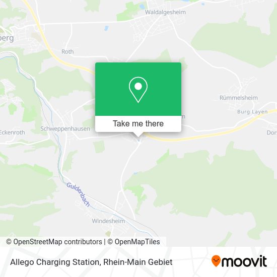 Карта Allego Charging Station