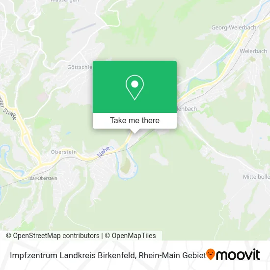 Карта Impfzentrum Landkreis Birkenfeld
