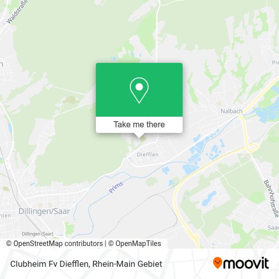 Карта Clubheim Fv Diefflen