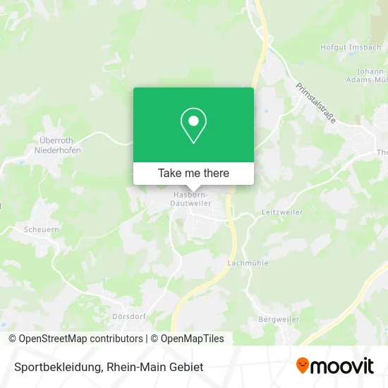 Карта Sportbekleidung
