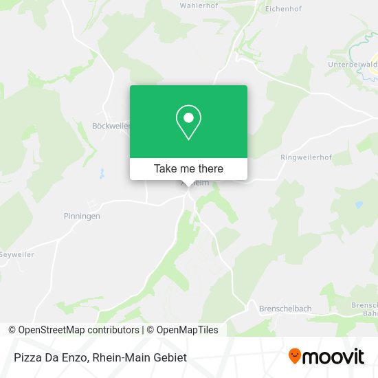 Карта Pizza Da Enzo