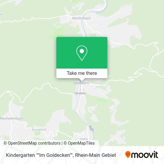 Карта Kindergarten ""Im Goldecken""