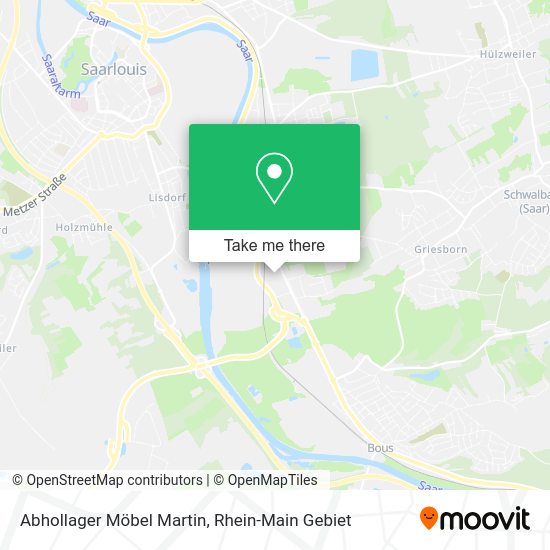 Карта Abhollager Möbel Martin