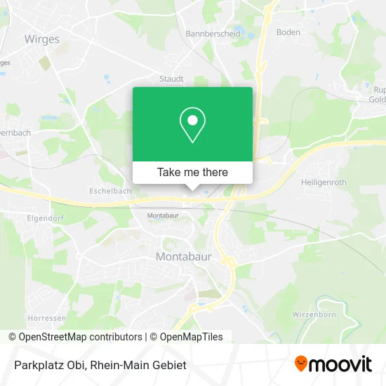 Карта Parkplatz Obi