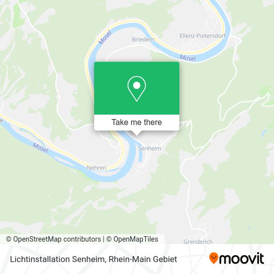 Карта Lichtinstallation Senheim