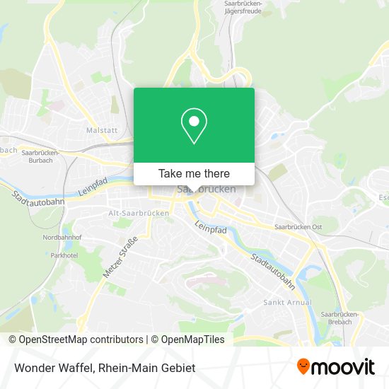 Карта Wonder Waffel