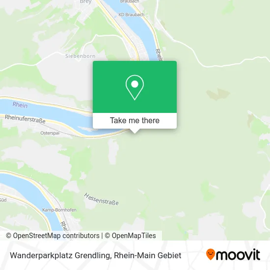 Карта Wanderparkplatz Grendling