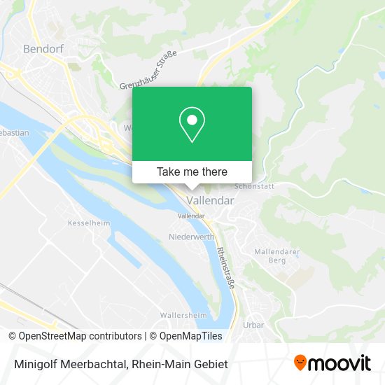 Карта Minigolf Meerbachtal