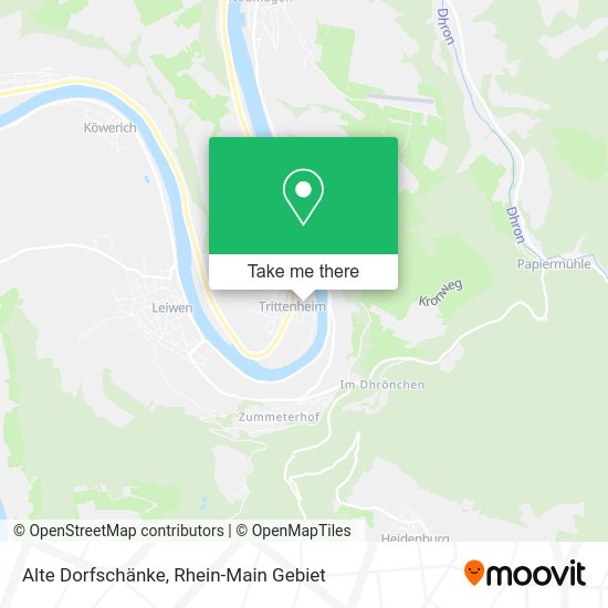 Карта Alte Dorfschänke