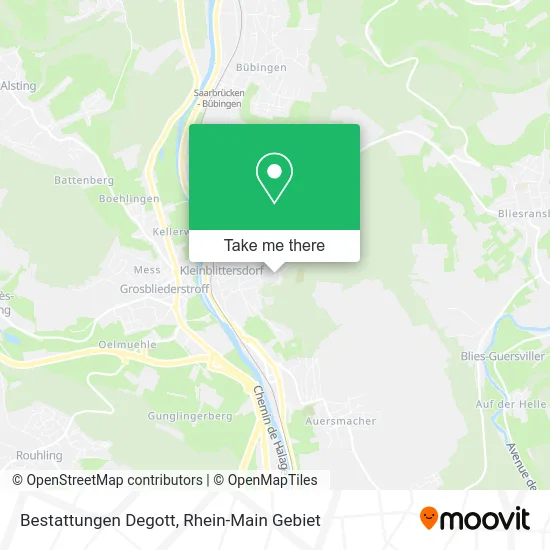 Карта Bestattungen Degott