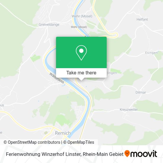 Карта Ferienwohnung Winzerhof Linster