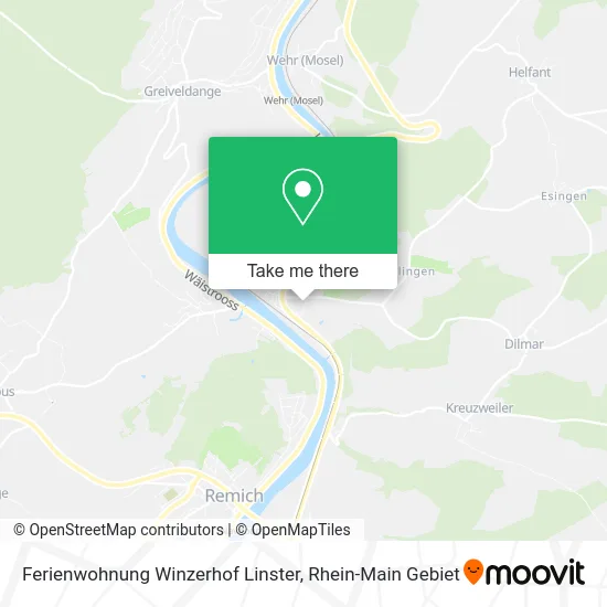 Карта Ferienwohnung Winzerhof Linster