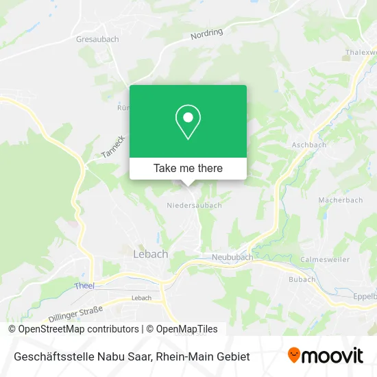 Карта Geschäftsstelle Nabu Saar
