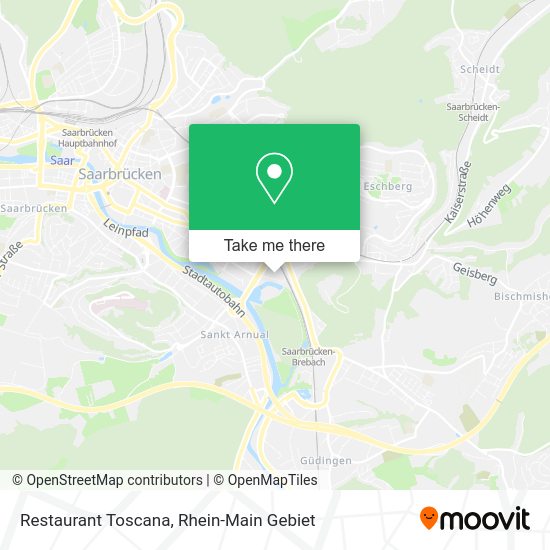 Карта Restaurant Toscana