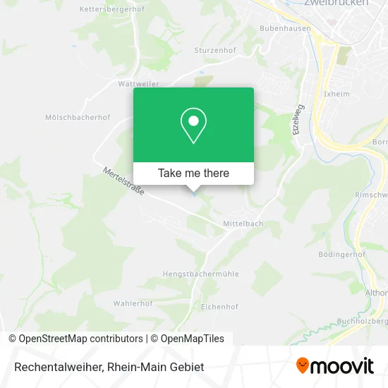 Карта Rechentalweiher
