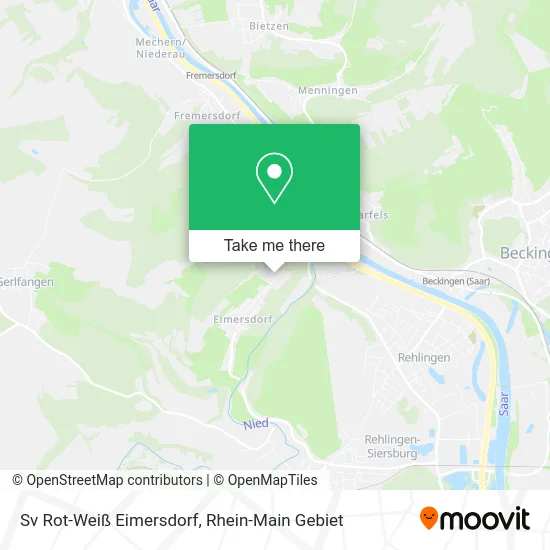 Карта Sv Rot-Weiß Eimersdorf