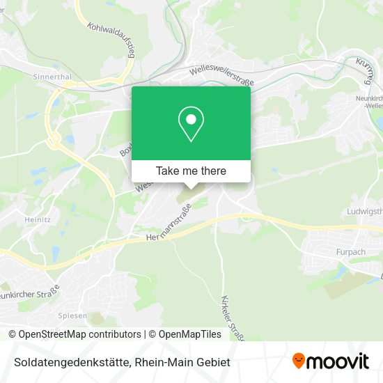 Карта Soldatengedenkstätte