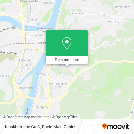 Карта Kioskbetriebe Groß