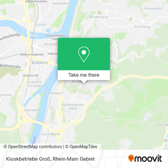 Карта Kioskbetriebe Groß