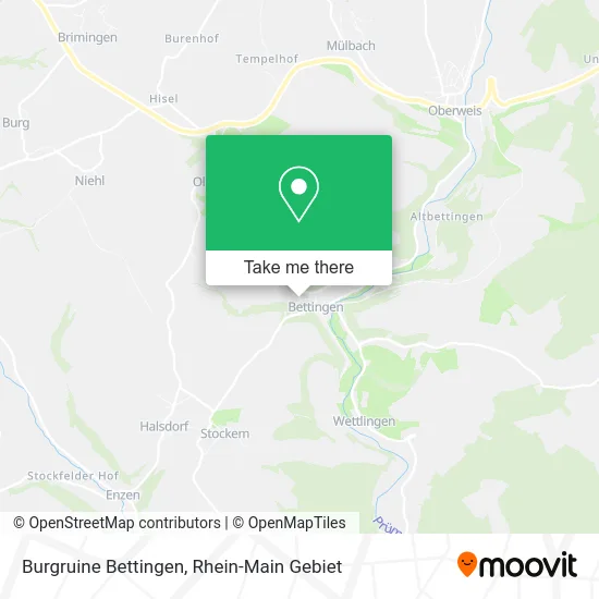 Карта Burgruine Bettingen