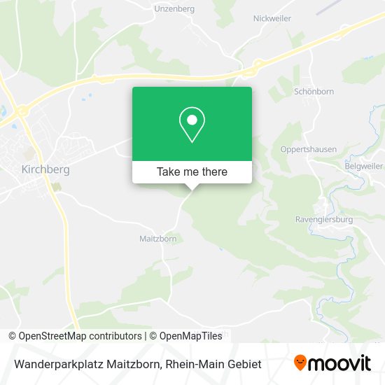 Карта Wanderparkplatz Maitzborn