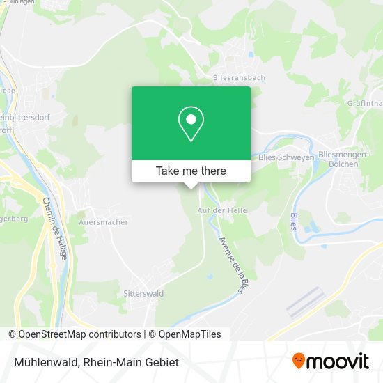 Карта Mühlenwald