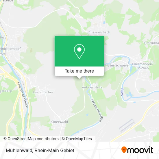 Карта Mühlenwald