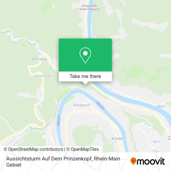 Карта Aussichtsturm Auf Dem Prinzenkopf