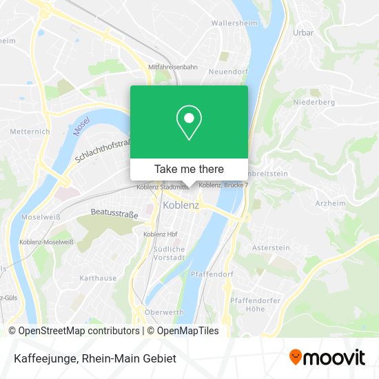 Карта Kaffeejunge