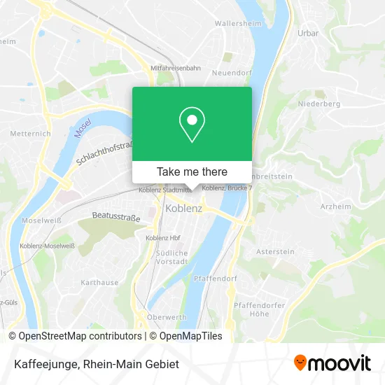 Карта Kaffeejunge