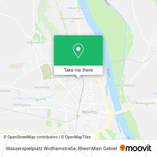 Карта Wasserspielplatz Wolframstraße