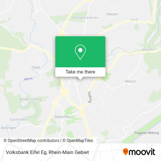 Карта Volksbank Eifel Eg