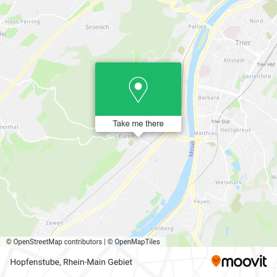 Карта Hopfenstube