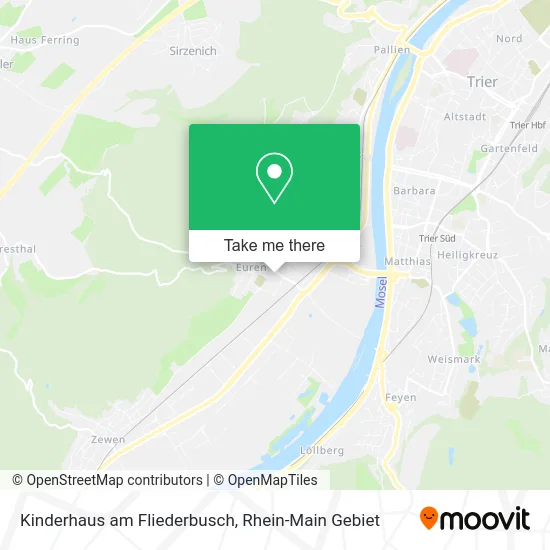 Карта Kinderhaus am Fliederbusch