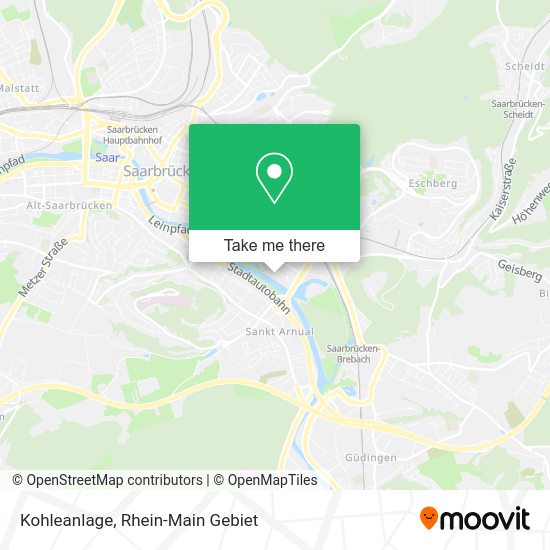 Карта Kohleanlage