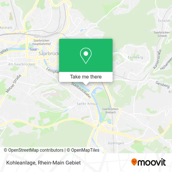 Карта Kohleanlage