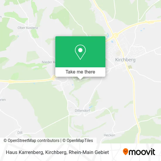 Карта Haus Karrenberg, Kirchberg