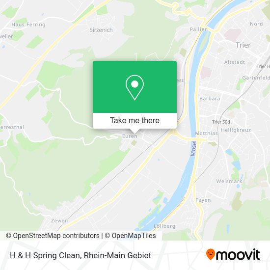H & H Spring Clean map