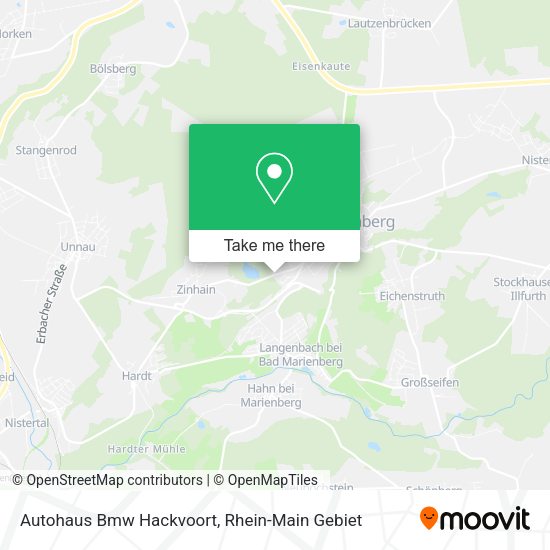 Карта Autohaus Bmw Hackvoort