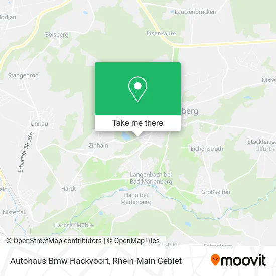 Карта Autohaus Bmw Hackvoort