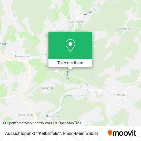 Карта Aussichtspunkt ""Kälberfels""