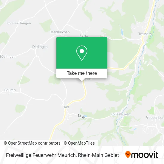 Карта Freiweillige Feuerwehr Meurich