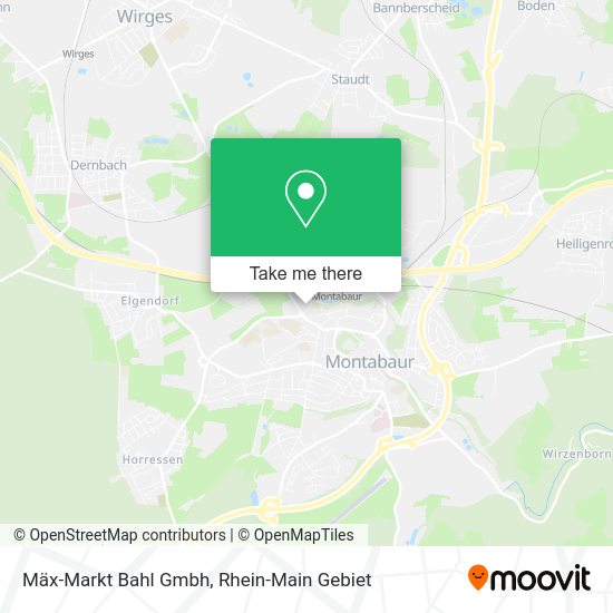 Карта Mäx-Markt Bahl Gmbh