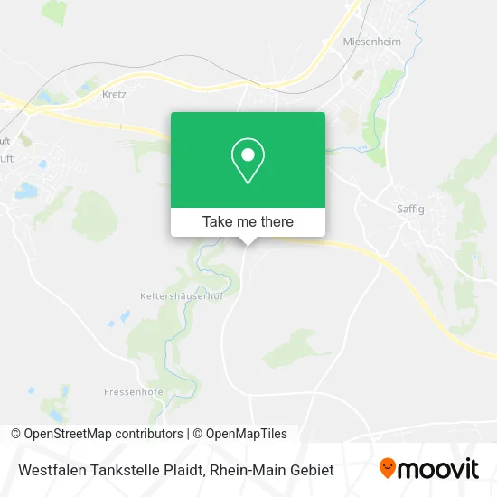 Карта Westfalen Tankstelle Plaidt