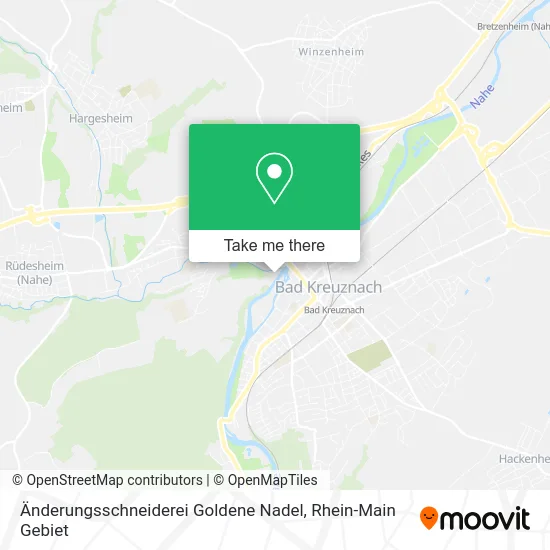 Карта Änderungsschneiderei Goldene Nadel