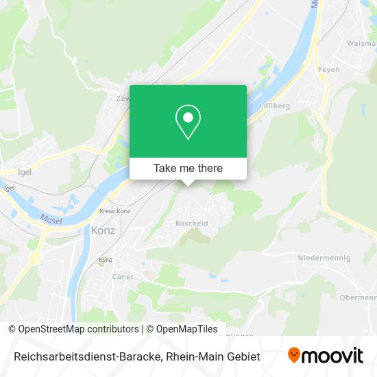 Карта Reichsarbeitsdienst-Baracke