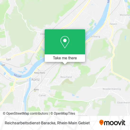 Карта Reichsarbeitsdienst-Baracke